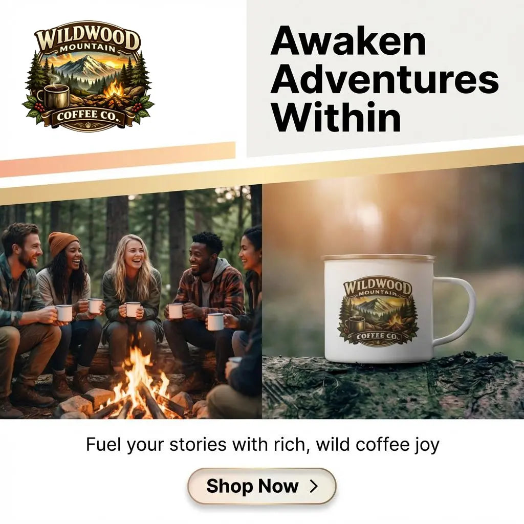 Life Is Better by the Campfire Wilderness T-Shirt, Vintage Outdoor Camping Tee Wildwood Mountain Coffee Co
