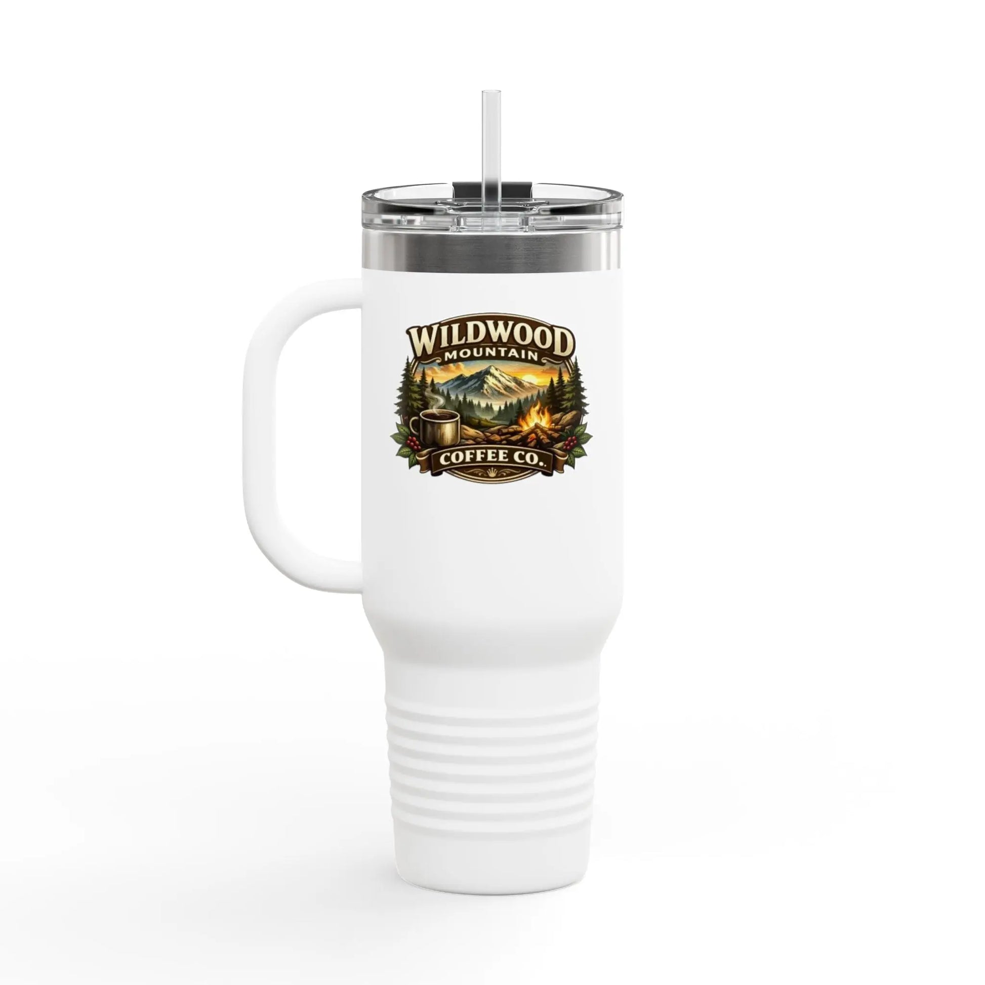 Wildwood Mountain Coffee Co 40oz Insulated Travel Mug, Adventure Camping Travel Mug Wildwood Mountain Coffee Co