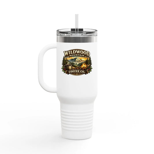 Wildwood Mountain Coffee Co 40oz Insulated Travel Mug, Adventure Camping Travel Mug Wildwood Mountain Coffee Co