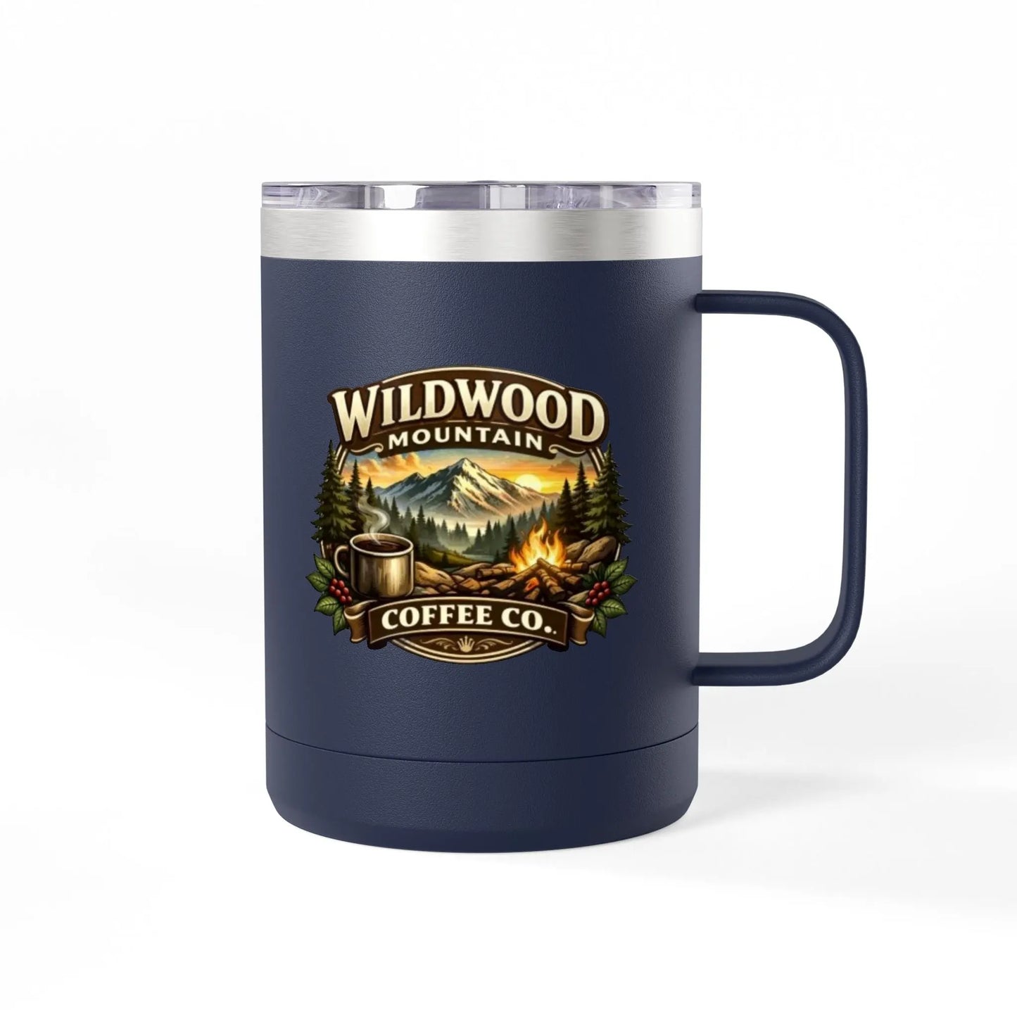 Wildwood Mountain Coffee Co Camping Travel Mug Wildwood Mountain Coffee Co