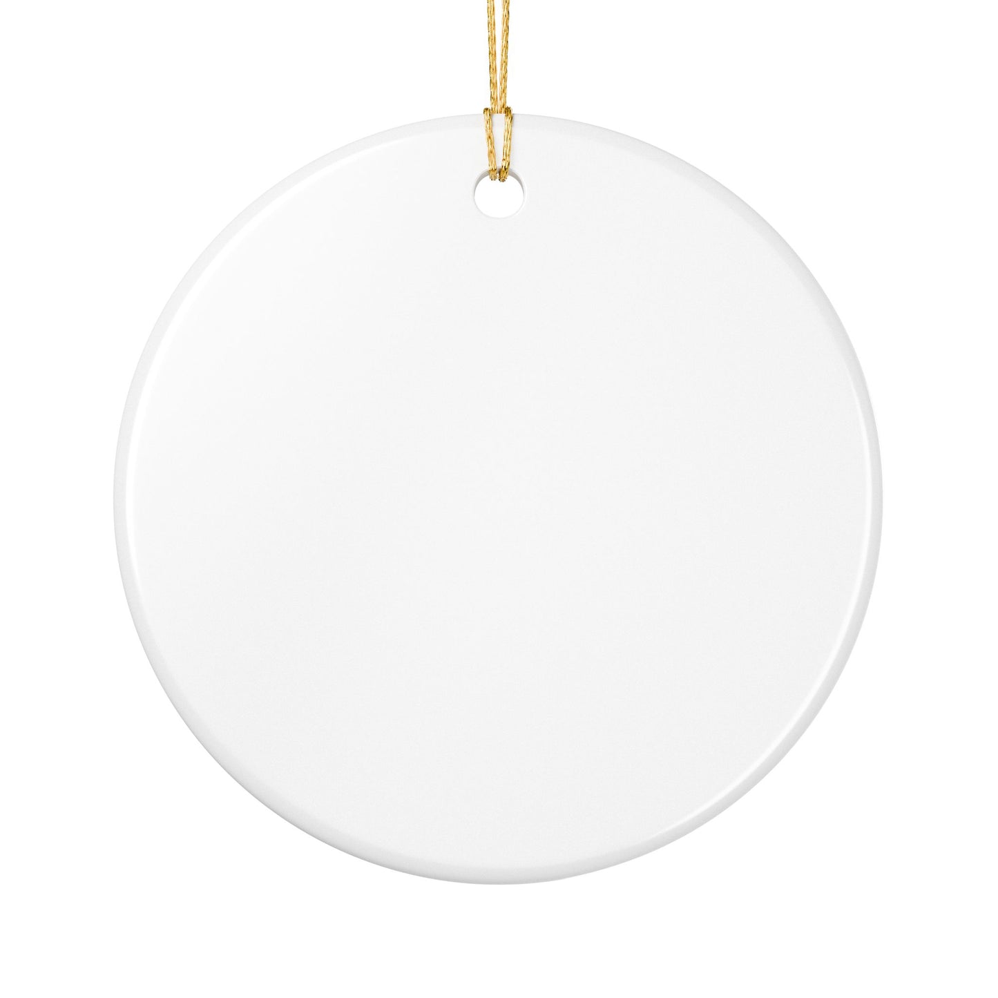 Rustic Merry Christmas Ornament, Mountain Pine Forest Theme