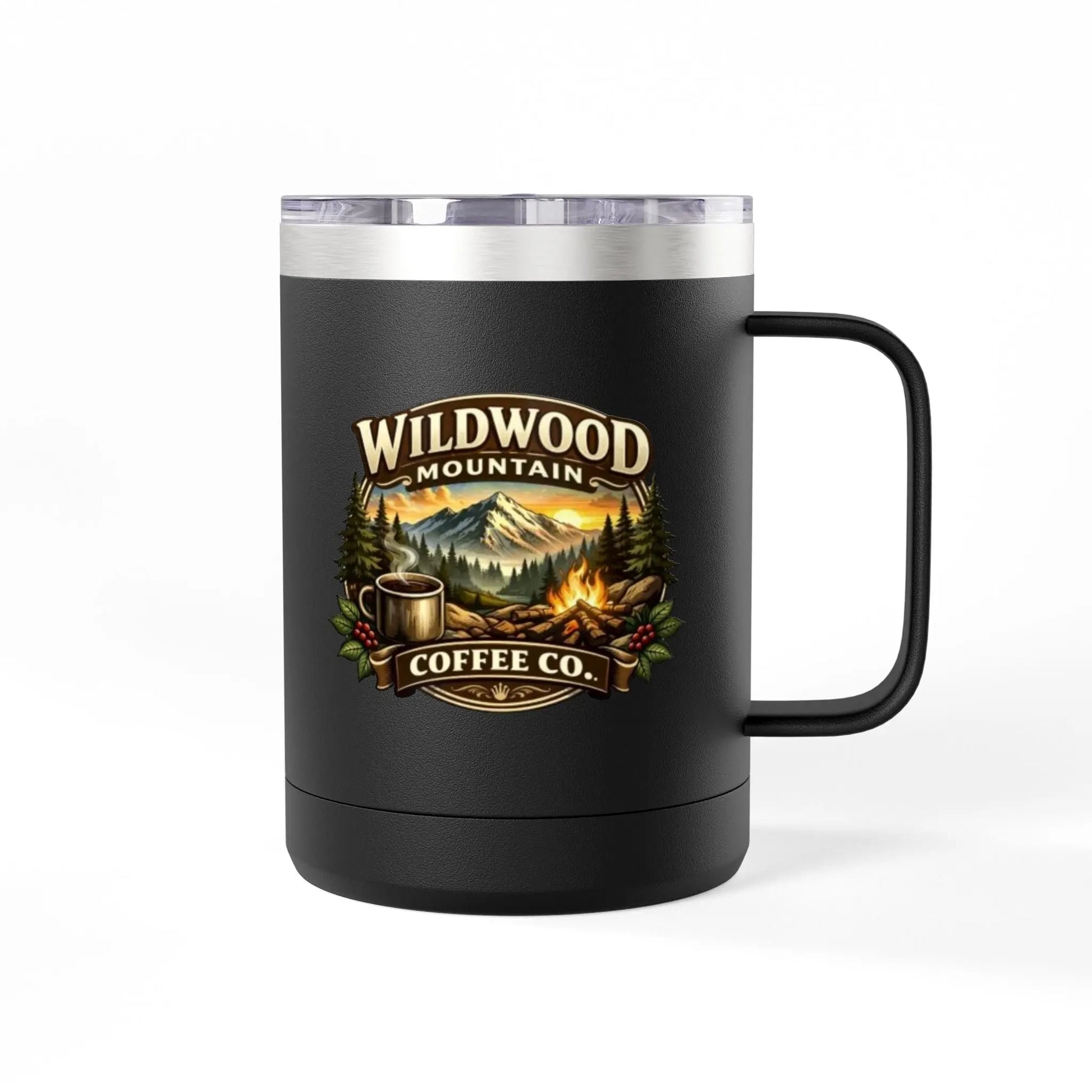 Wildwood Mountain Coffee Co Camping Travel Mug Wildwood Mountain Coffee Co