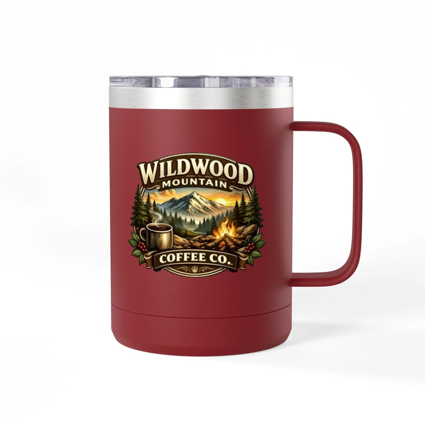 Wildwood Mountain Coffee Co Camping Travel Mug Wildwood Mountain Coffee Co