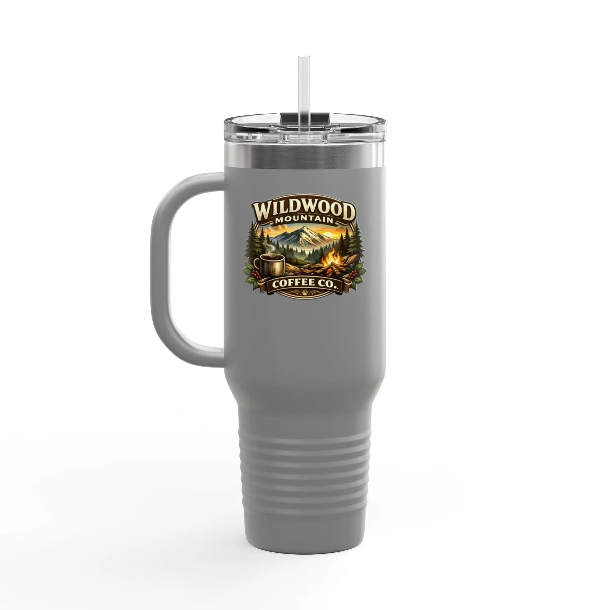 Wildwood Mountain Coffee Co 40oz Insulated Travel Mug, Adventure Camping Travel Mug Wildwood Mountain Coffee Co