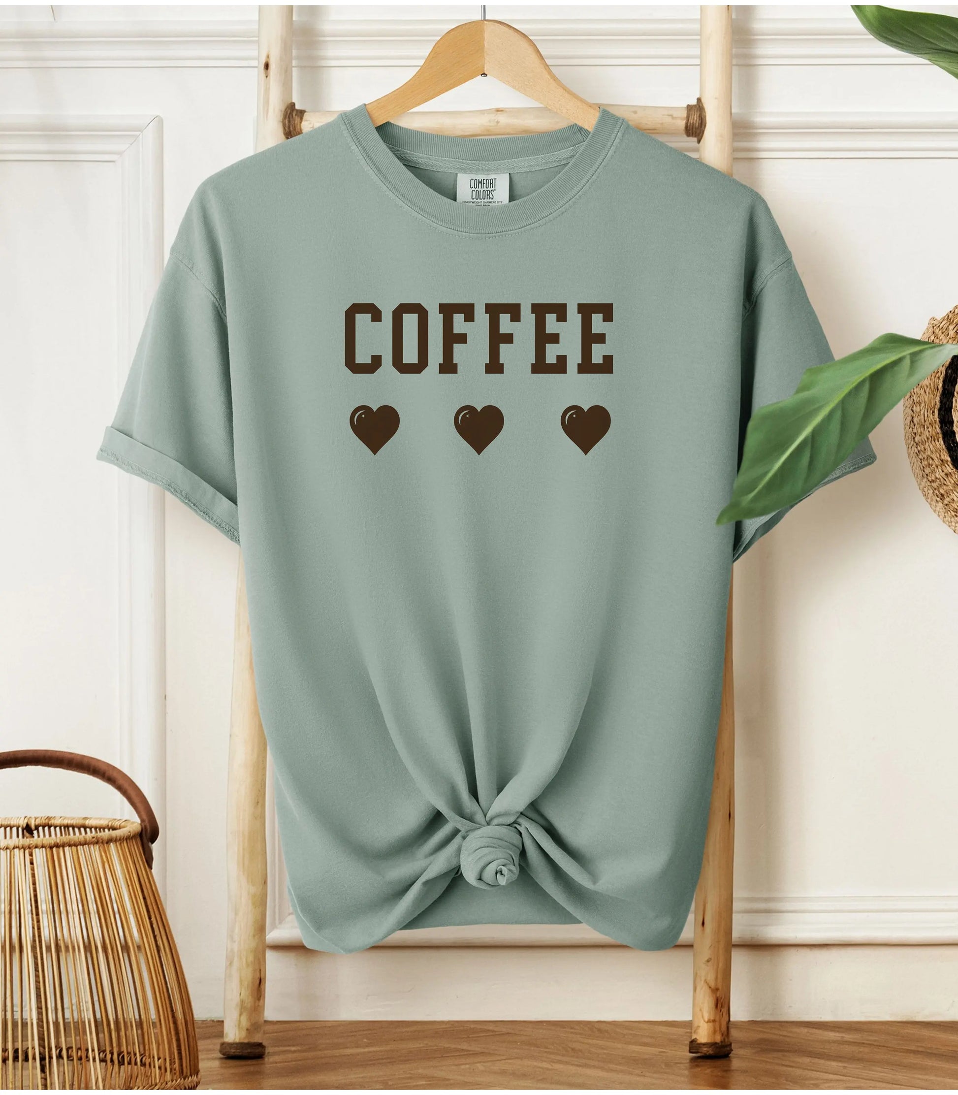 Coffee Lovers T-Shirt,  Coffee Is My Love Language Tee, Brewed With Love, Coffee Addict Tee, Love In Every Sip Wildwood Mountain Coffee Co
