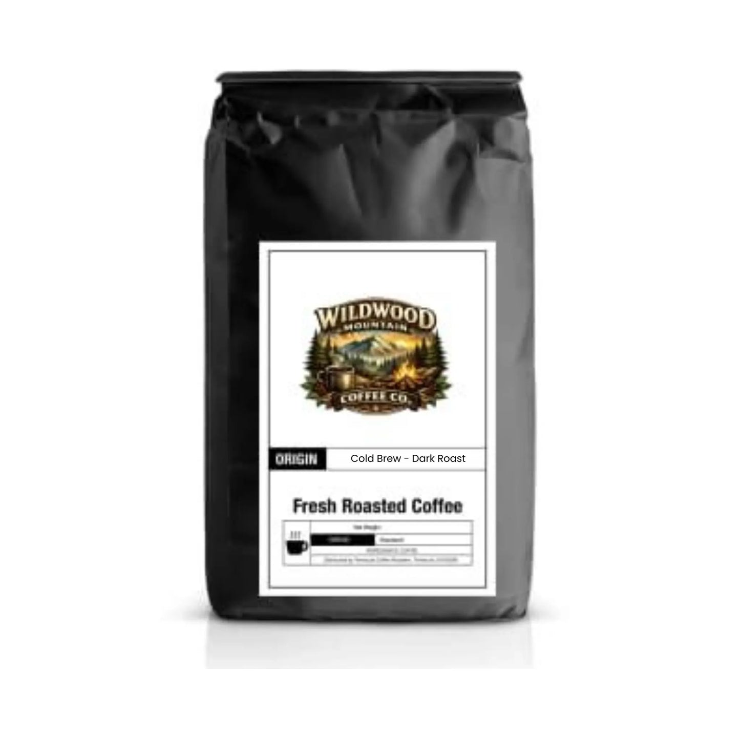 Cold Brew Coffee - Dark Roast Wildwood Mountain Coffee Co