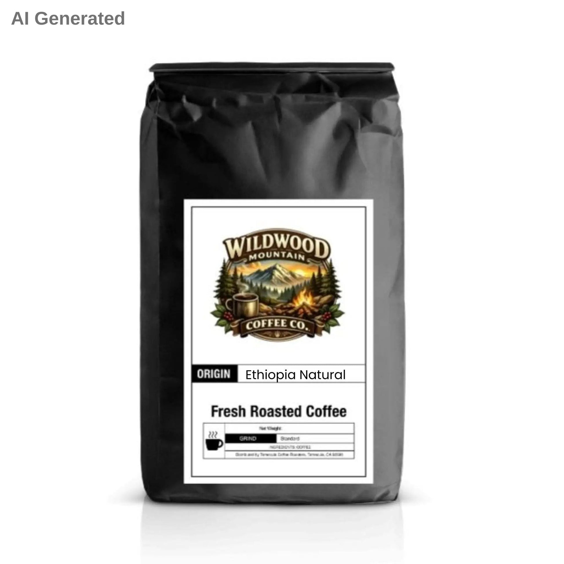 Ethiopia Natural Single Origin Coffee Wildwood Mountain Coffee Co