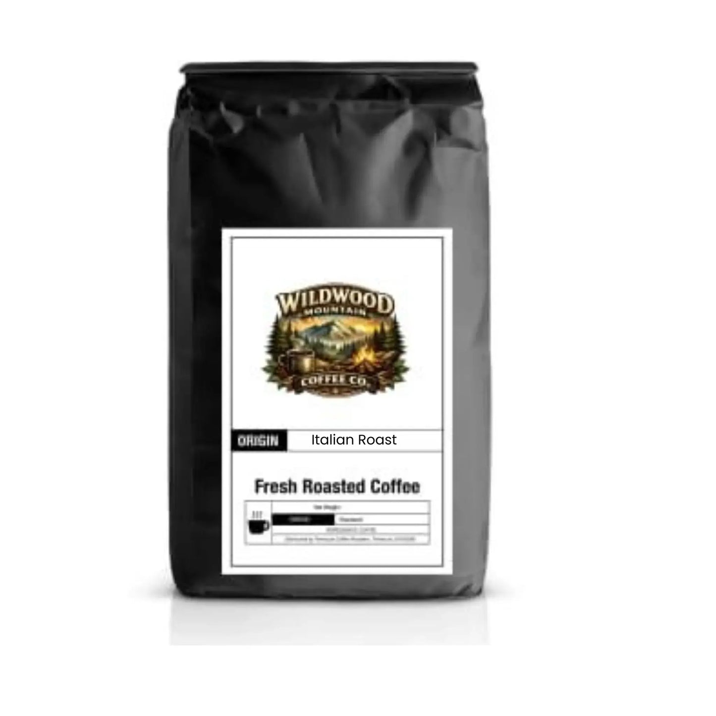 Italian Roast Coffee Blend Wildwood Mountain Coffee Co