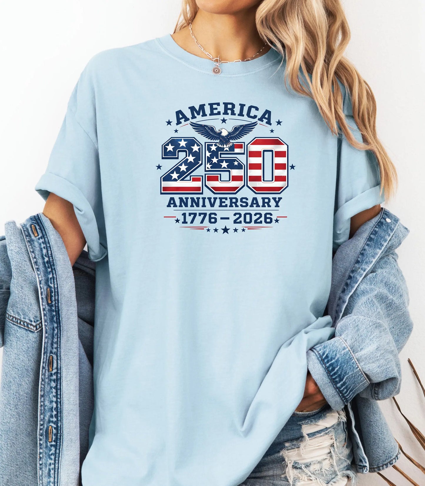 America 250 Anniversary T-shirt | 1776-2026 Patriotic Flag Design Wildwood Mountain Coffee Co