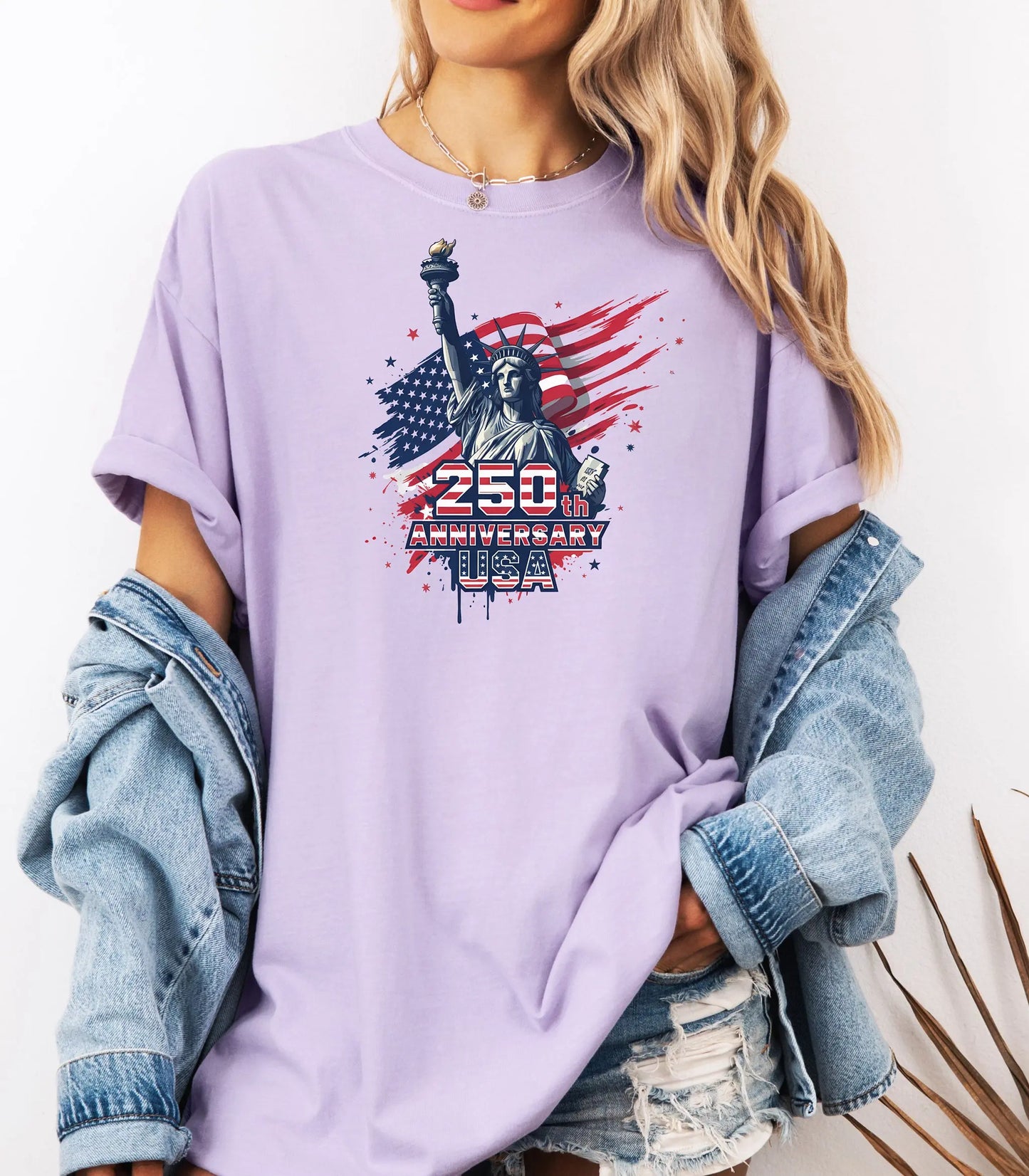 Statue of Liberty 250th Anniversary T-shirt | American Flag Graphic Wildwood Mountain Coffee Co