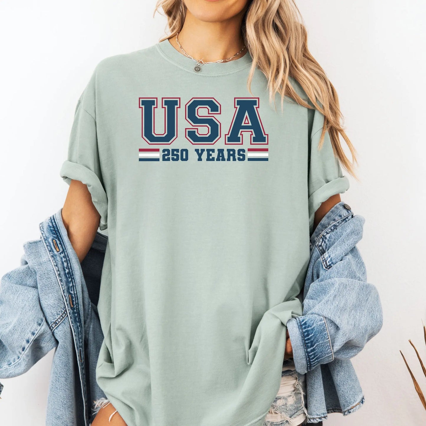 USA 250 Years T-Shirt, Patriotic Independence Day 250th Anniversary Tee Wildwood Mountain Coffee Co