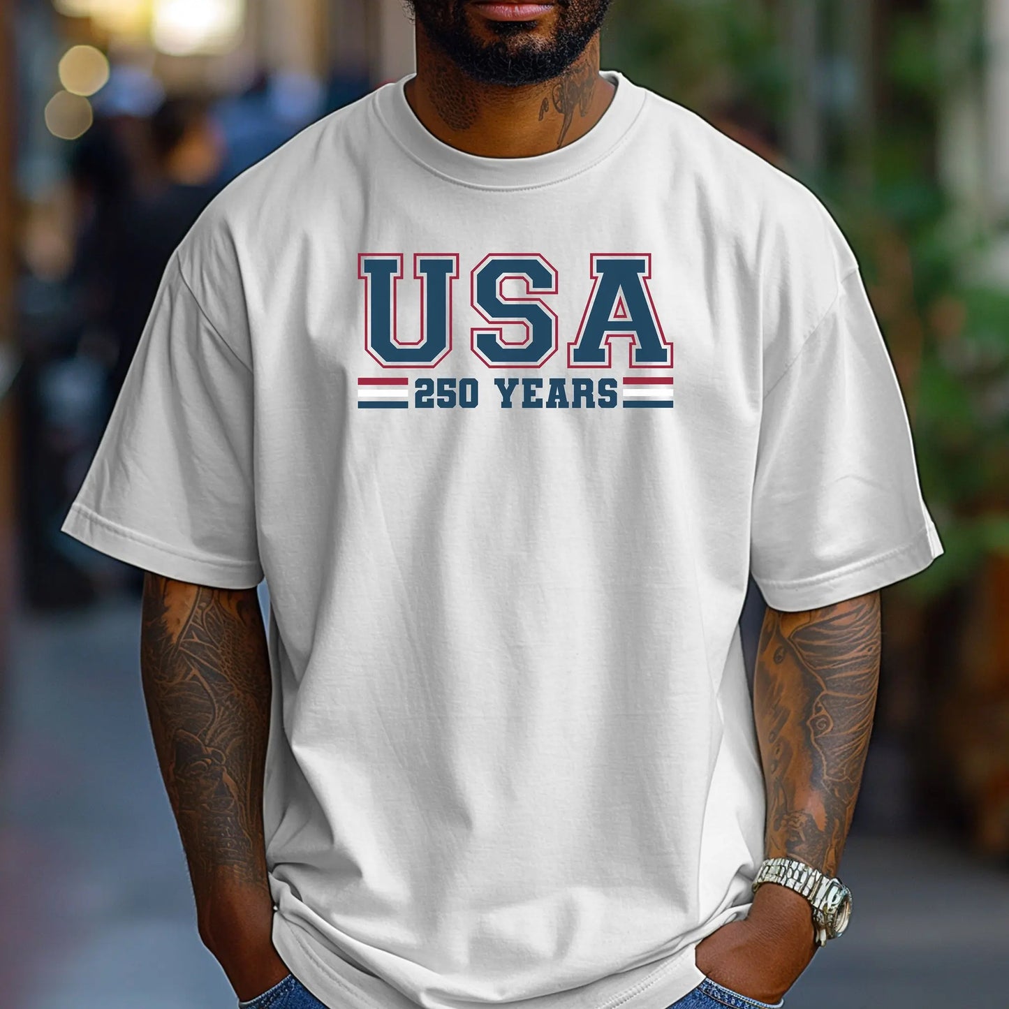 USA 250 Years T-Shirt, Patriotic Independence Day 250th Anniversary Tee Wildwood Mountain Coffee Co