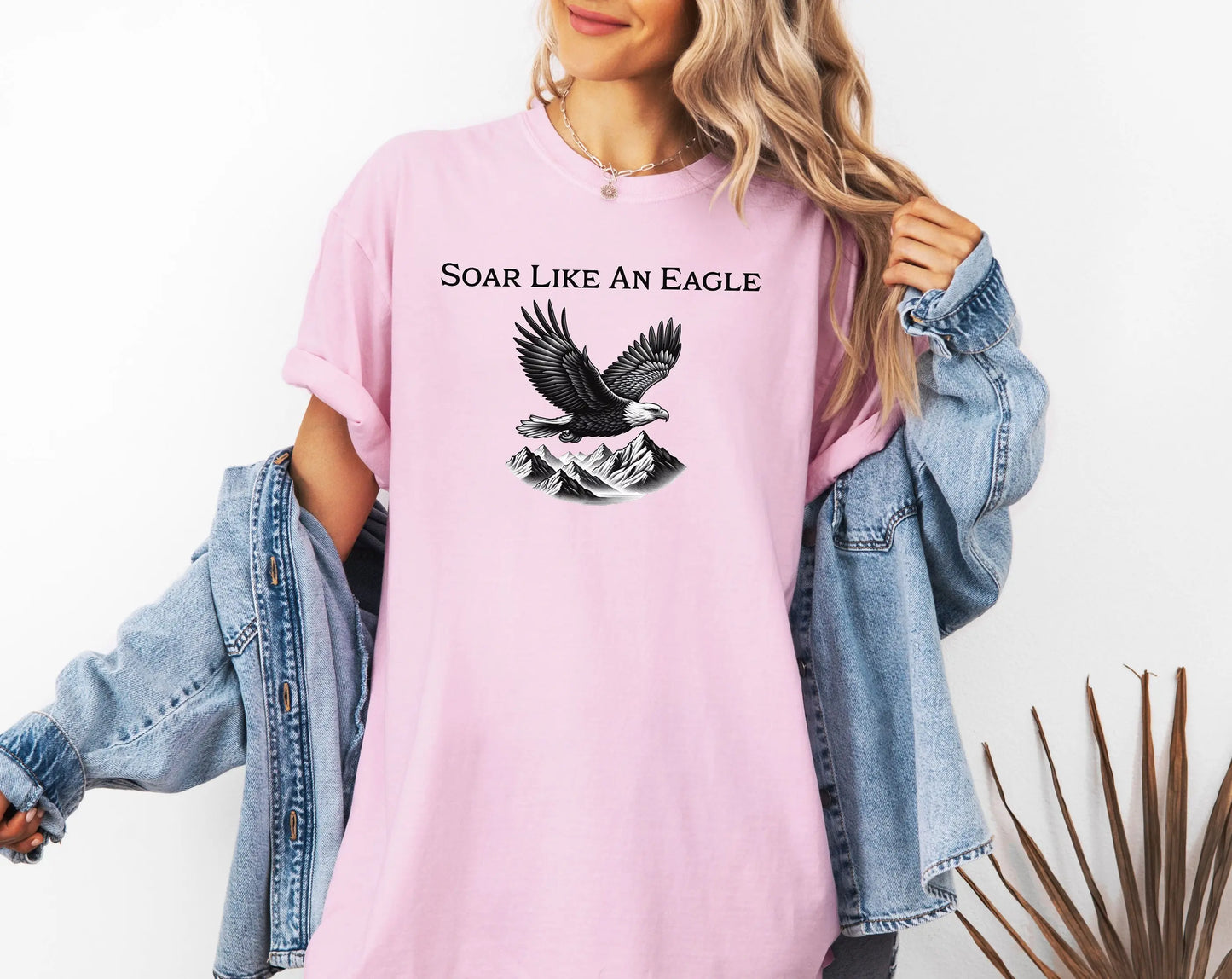 Soar Like an Eagle T-Shirt, Freedom & Mountain Spirit Graphic Tee Printify