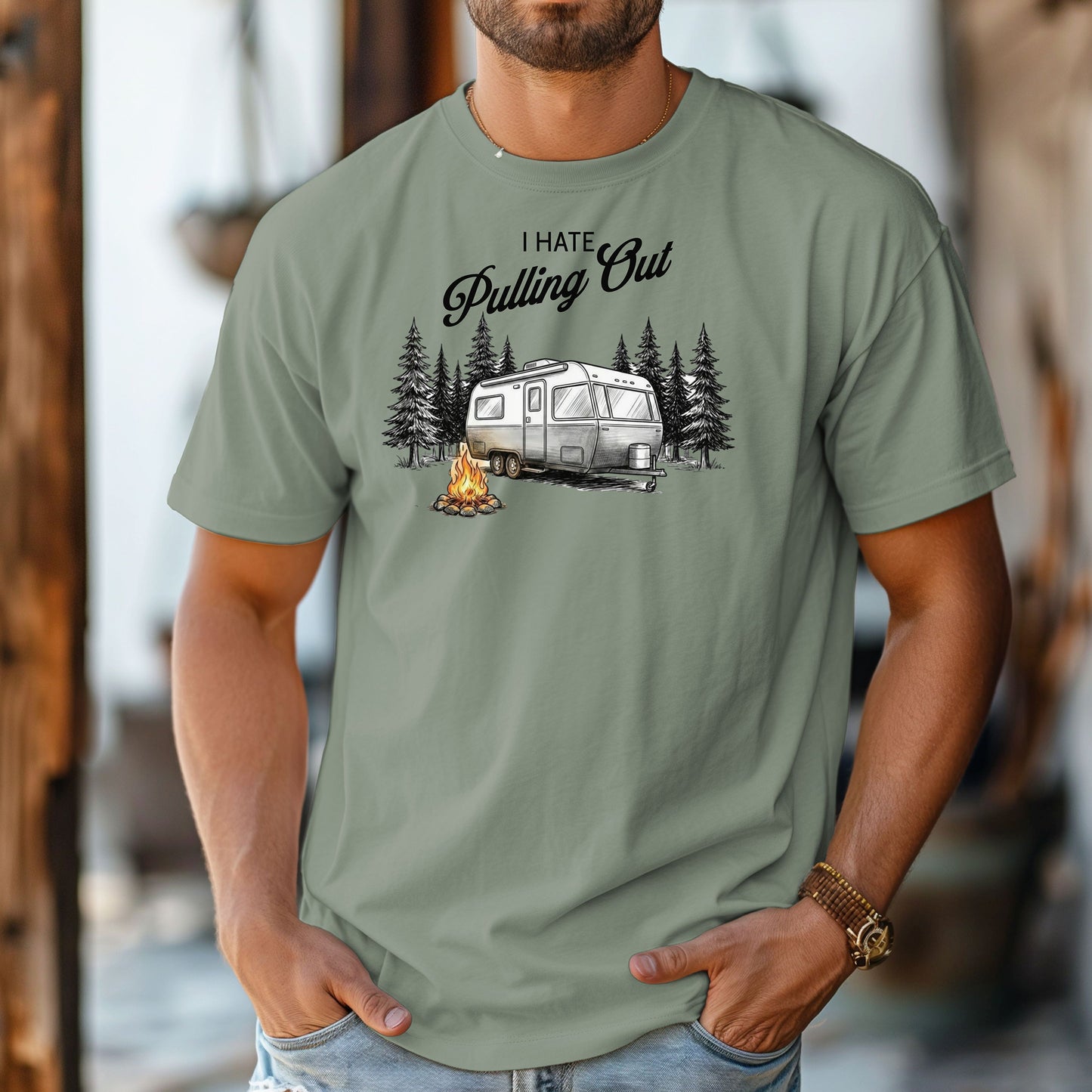 I Hate Pulling Out Camper T-Shirt, Funny RV Camping Graphic Tee