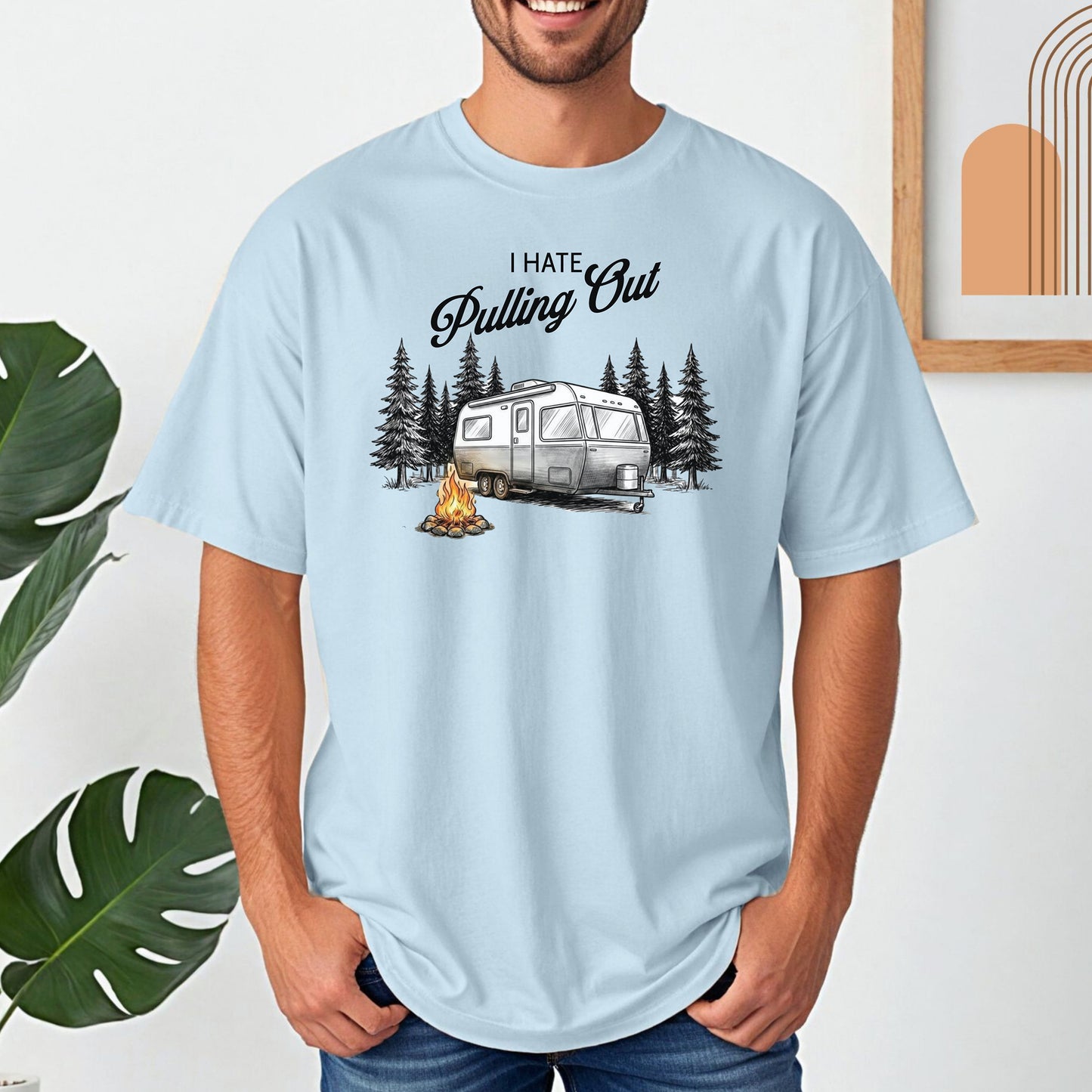 I Hate Pulling Out Camper T-Shirt, Funny RV Camping Graphic Tee