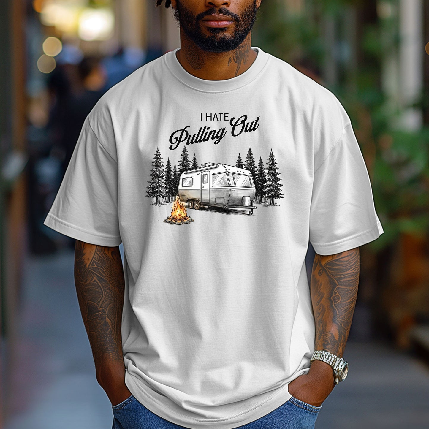 I Hate Pulling Out Camper T-Shirt, Funny RV Camping Graphic Tee