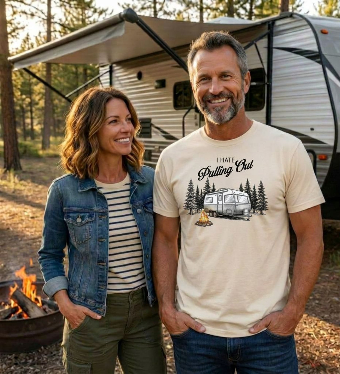I Hate Pulling Out Camper T-Shirt, Funny RV Camping Graphic Tee