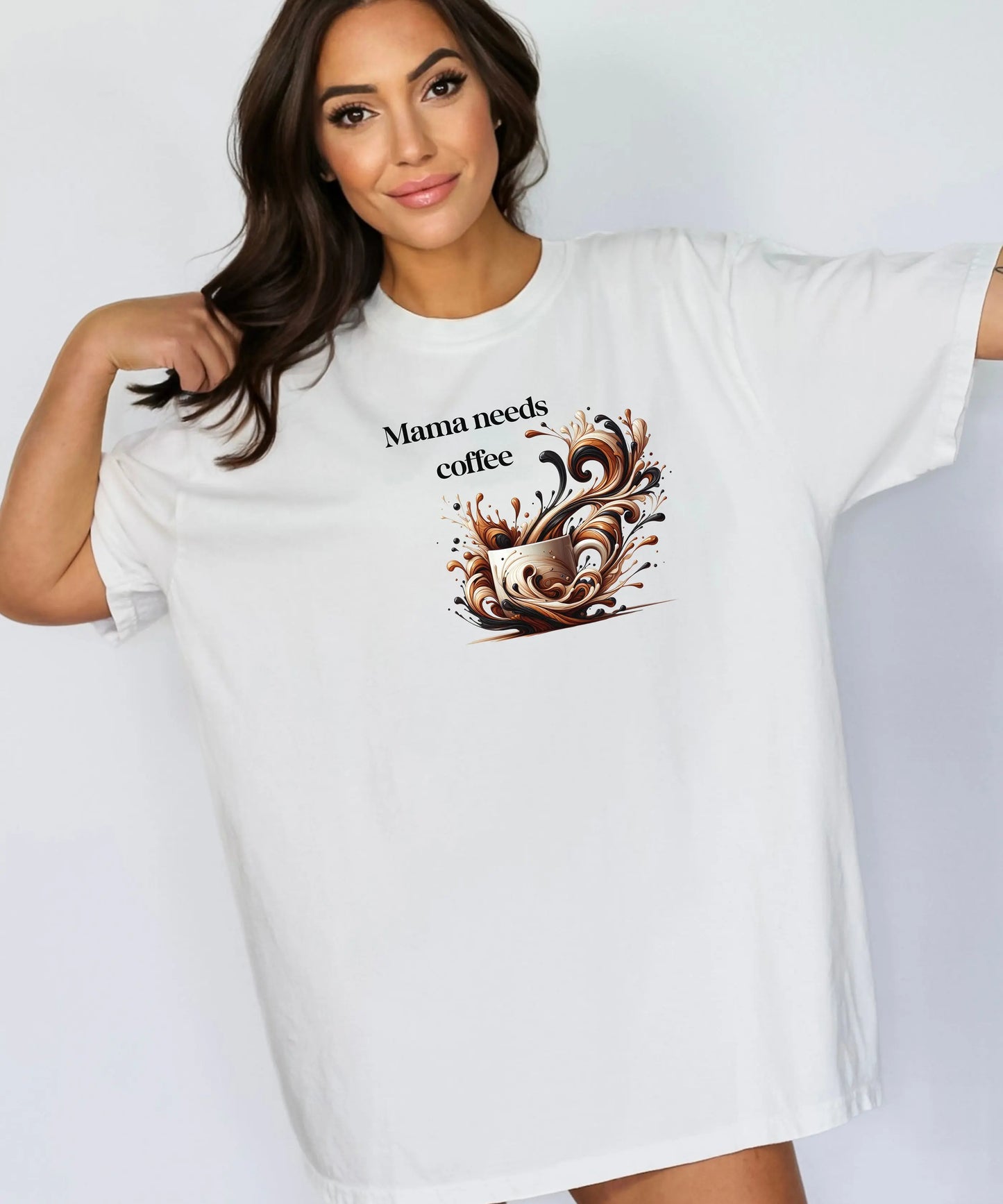Mama Needs Coffee Shirt, Coffee Lover Shirt, Mothers Day Shirt, Mama Shirt, Cool Mom Shirt, Gift For Mom, Coffee First Wildwood Mountain Coffee Co
