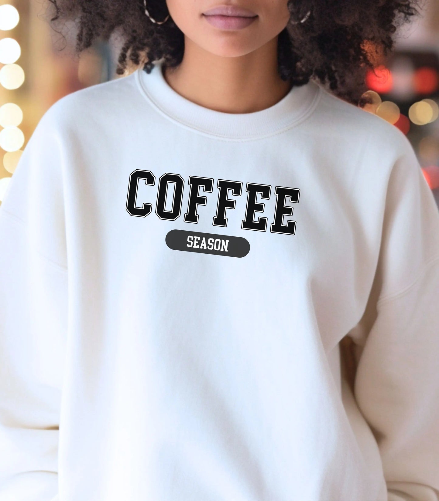 Coffee Season Sweatshirt, Coffee Lover Gift, Fall Fashion, Caffeine Weather Shirt, Fueled By Coffee Wildwood Mountain Coffee Co