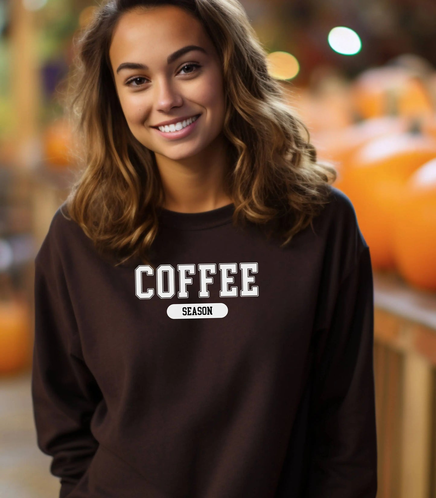 Coffee Season Sweatshirt, Coffee Lover Gift, Fall Fashion, Caffeine Weather Shirt, Fueled By Coffee Wildwood Mountain Coffee Co