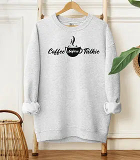 Coffee Before Talkie Sweatshirt, Coffee Lovers Shirt, Coffee Women's Shirt, Funny Coffee Shirt, Gift for Friend, Coffee Lovers Gift Wildwood Mountain Coffee Co