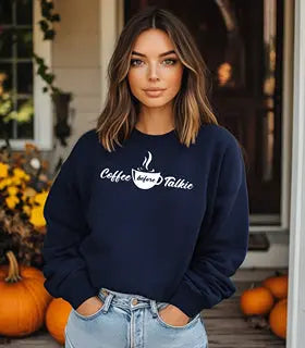 Coffee Before Talkie Sweatshirt, Coffee Lovers Shirt, Coffee Women's Shirt, Funny Coffee Shirt, Gift for Friend, Coffee Lovers Gift Wildwood Mountain Coffee Co