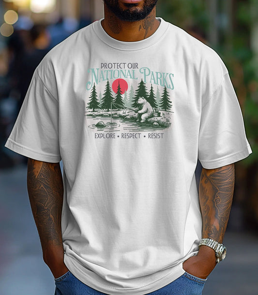 Protect Our National Parks Nature & Wildlife T-Shirt Wildwood Mountain Coffee Co