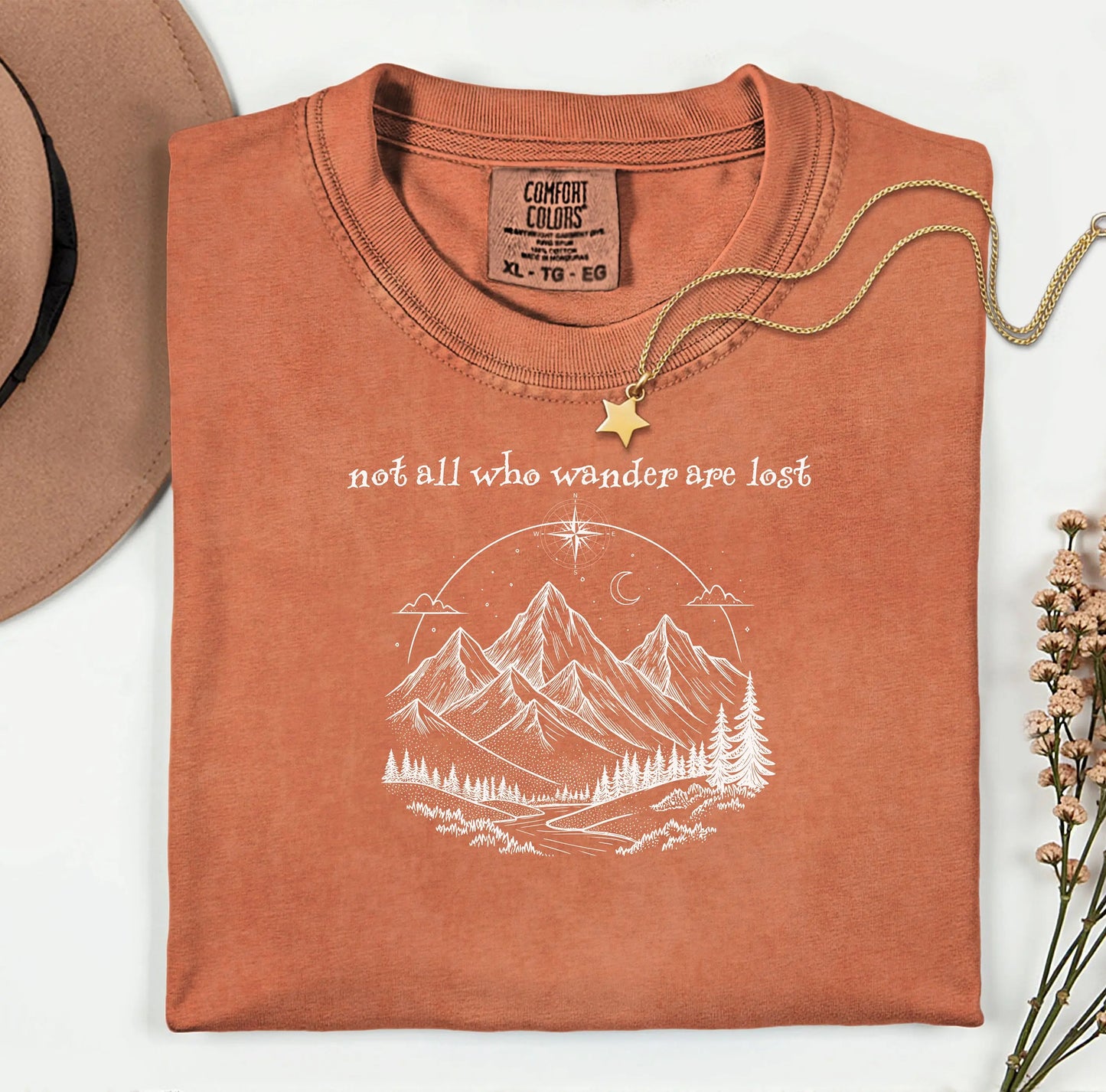 Not All Who Wander Are Lost, Camping Shirt, Gift for Hikers, Camping Gift, Nature Lover Shirt, Adventure TShirt Wildwood Mountain Coffee Co
