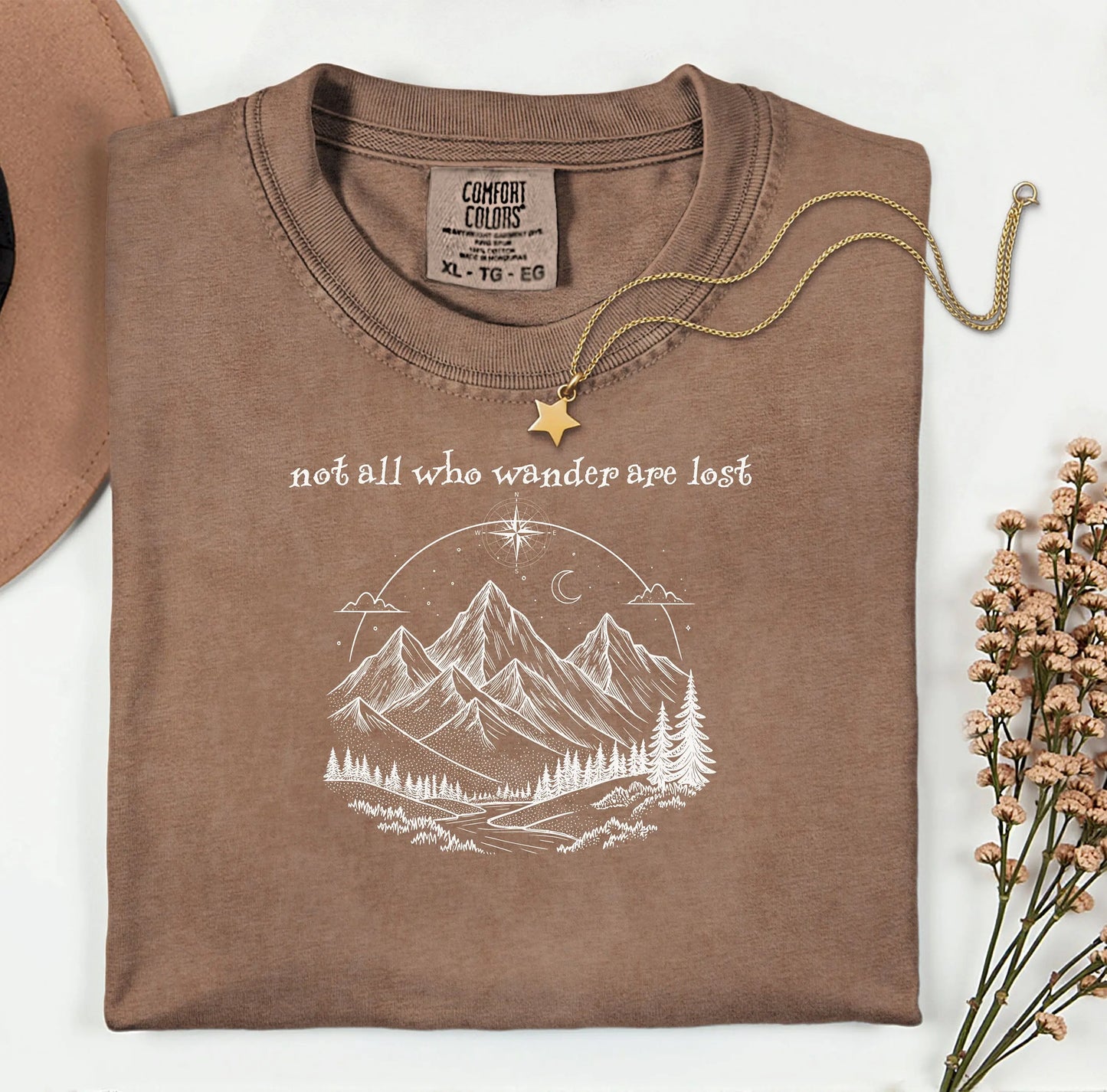 Not All Who Wander Are Lost, Camping Shirt, Gift for Hikers, Camping Gift, Nature Lover Shirt, Adventure TShirt Wildwood Mountain Coffee Co