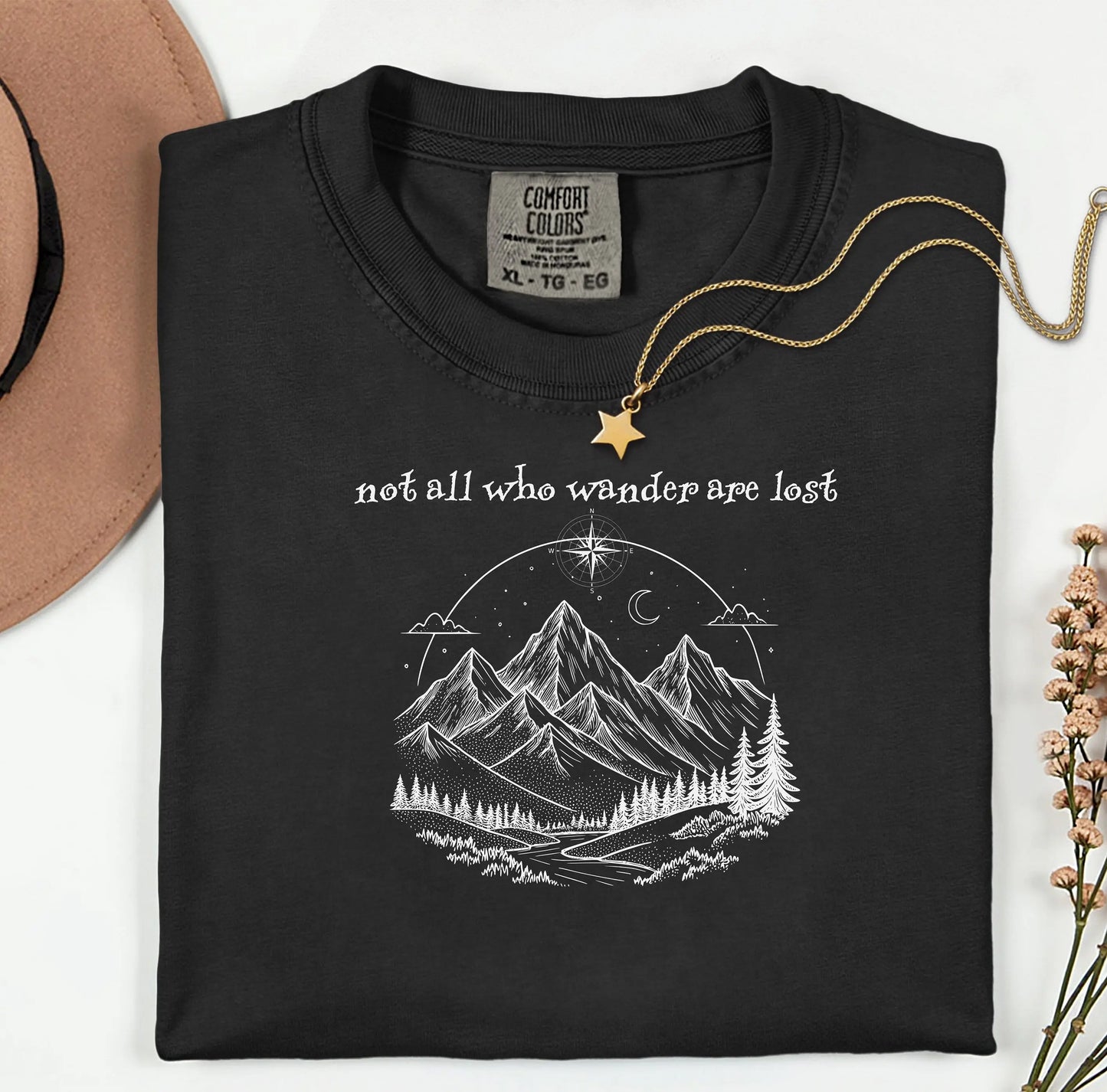 Not All Who Wander Are Lost, Camping Shirt, Gift for Hikers, Camping Gift, Nature Lover Shirt, Adventure TShirt Wildwood Mountain Coffee Co